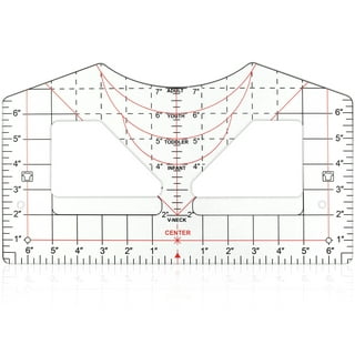  T-Shirt Ruler X 5, Shirt Measurement Tool For Heat