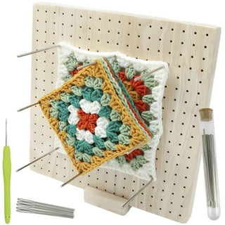 Blocking Mats for Knitting & Crochet 9 Pack with 200 T Pins and Storage Bag  (12.5 In), PACK - Kroger