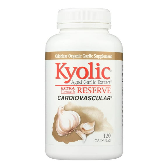 Kyolic Aged Garlic Extract Cardiovascular Extra Strength Reserve, 240 Capsules