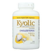 Kyolic - Aged Garlic Extract Cholesterol Formula 104 - Case of 1