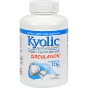 Kyolic - Formula 106 Aged Garlic Extract for Circulation,300 Capsules
