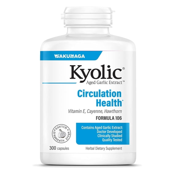 Kyolic Aged Garlic Extract Formula 106 - 100 Capsules
