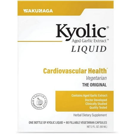 Kyolic Aged Garlic Extract Cardiovascular Liquid Vegetarian 4 fl oz