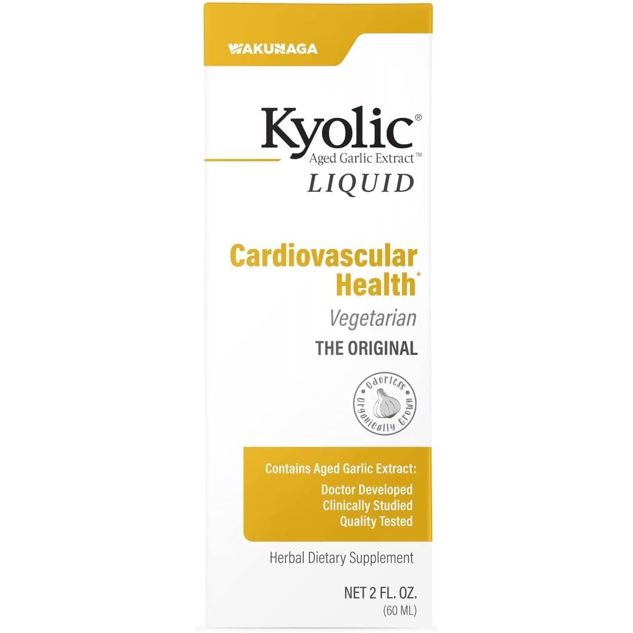 Kyolic Aged Garlic Extract Cardiovascular Liquid Vegetarian 4 fl oz