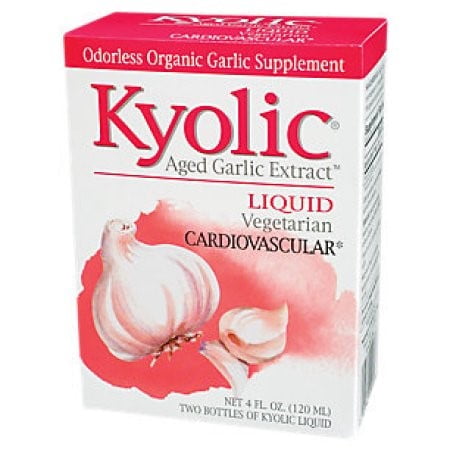 Kyolic Aged Garlic Extract Cardiovascular Health, Liquid 2 Ounces (60 ml), with 60 capsules