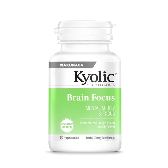 Kyolic Specialty Series Brain Memory, For Mental Acuity & Focus*, 90 Capsules