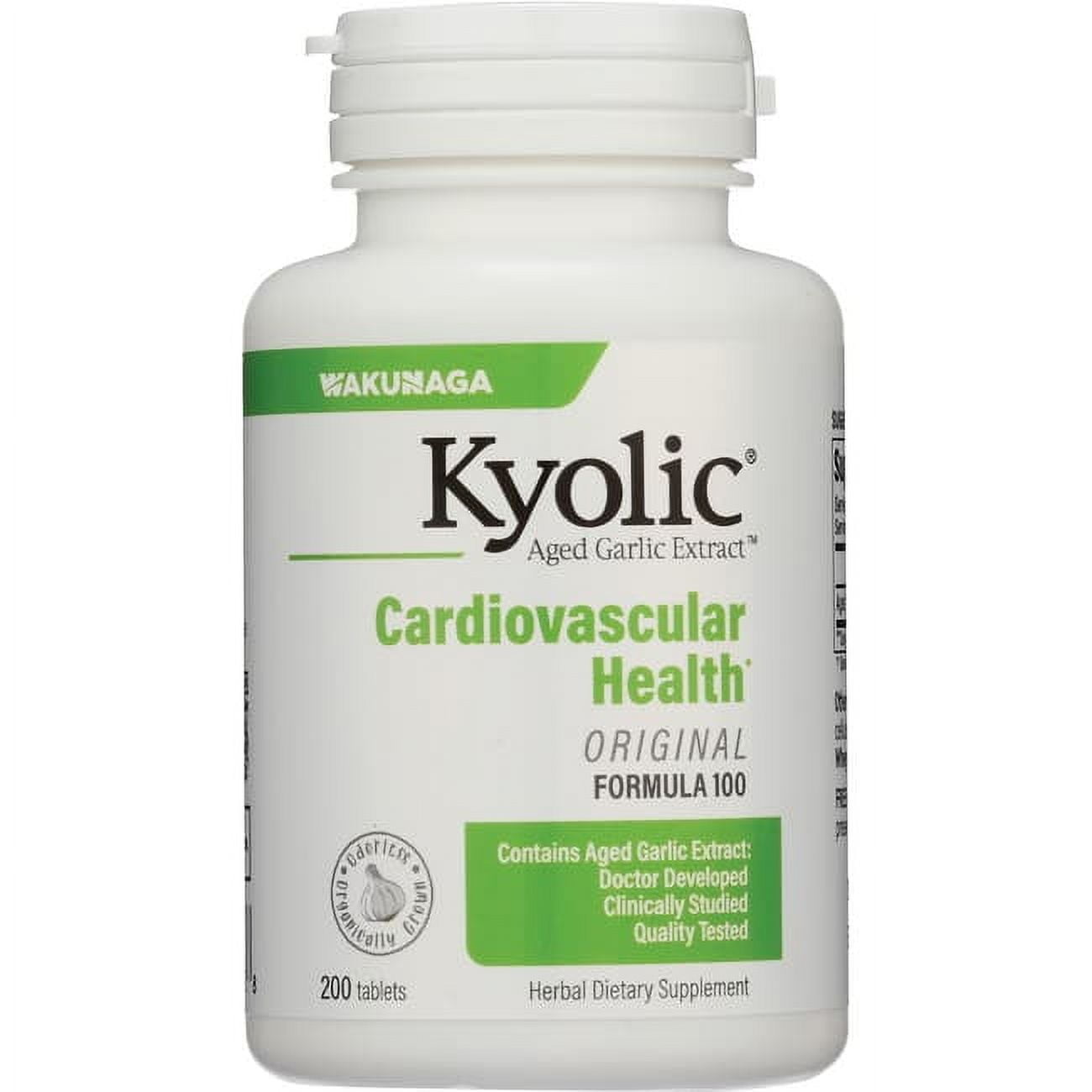 Kyolic Cardiovascular Health Original Formula 100 600 mg 200 Tabs