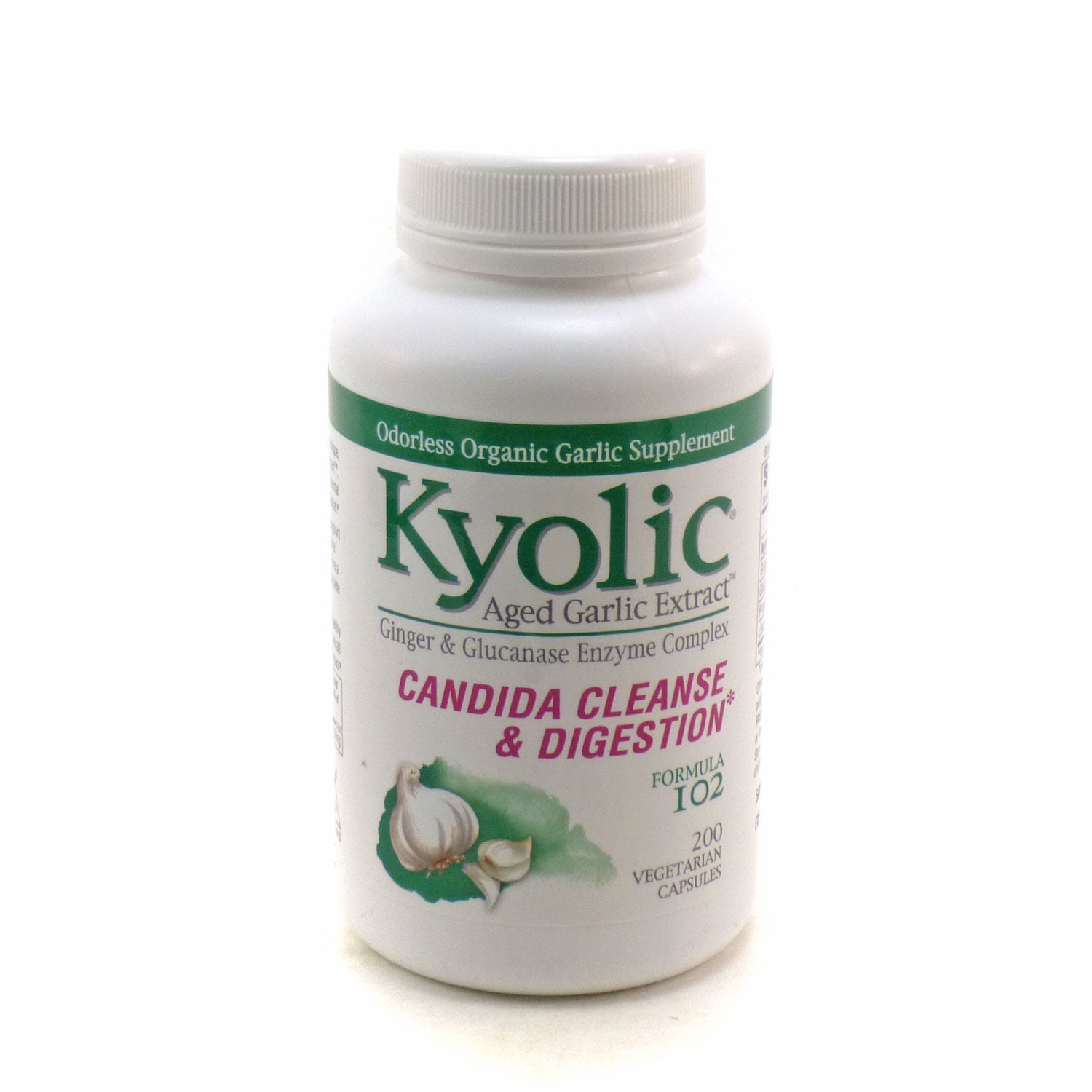 Kyolic Formula 102 - Digestion by Kyolic 200 Capsules - Walmart.com