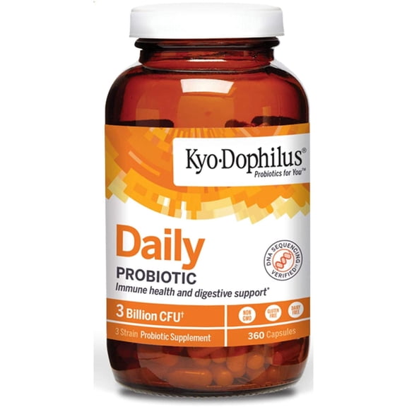 Kyo-Dophilus Daily Probiotic, Immune health & digestive support*, 360 Capsules