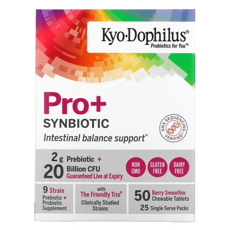 Kyolic Kyo-Dophilus Pro+ Synbiotic 50 Chewable