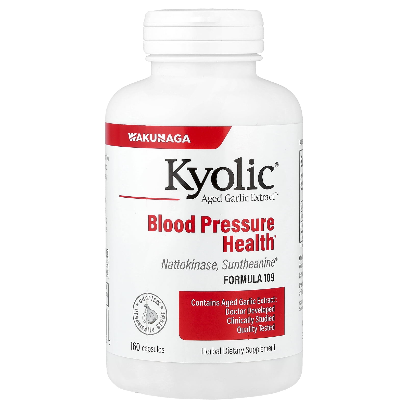 Kyolic Kyolic Aged Garlic Extract Blood Pressure Health Formula I09 - 160 Capsules