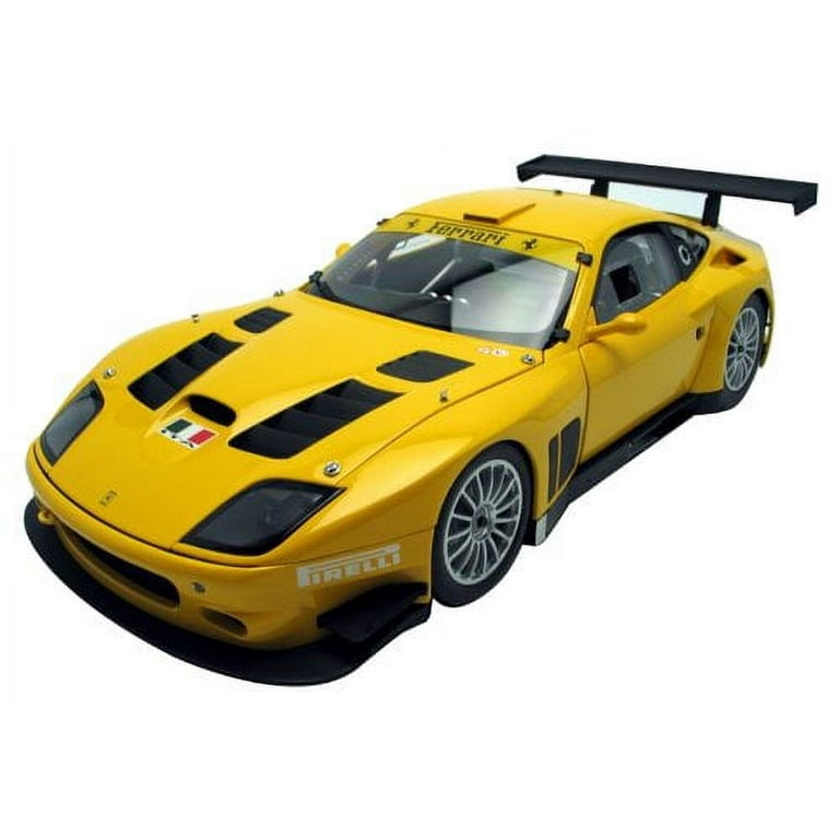 Kyosho 1/18 Ferrari 575 GTC Evolutionize 2005 : YELLOW - Walmart.com