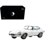 Kyosho  1-18 Scale Right Hand Drive Jaguar E-Type Coupe E-Type 60th Anniversary Diecast Model Car, White