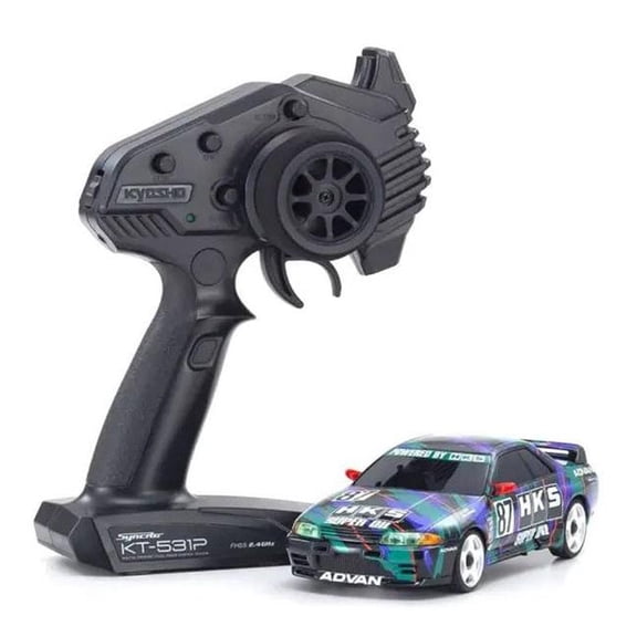 Kyosho KYO32652HK HKS Skyline R32 GT-R 1993 No.87 Model Car