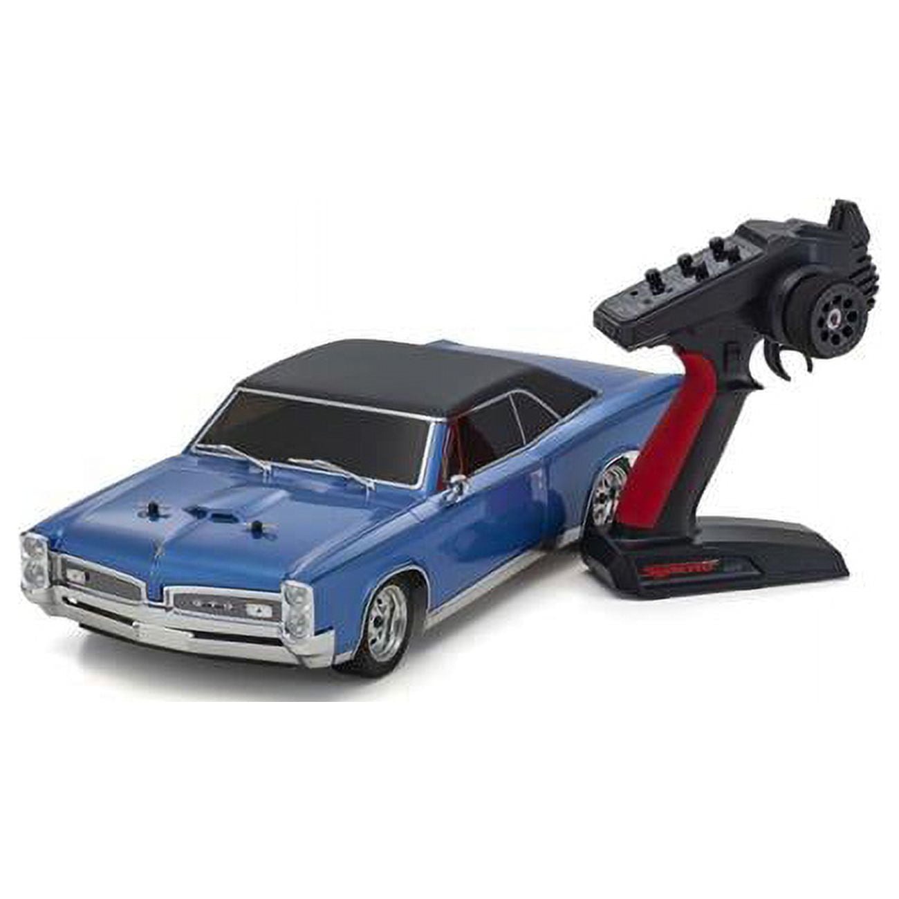 Kyosho KYO34431T2 1 by 10 Scale Fazer Mk2 FZ02 1967 Pontiac GTO, Tyrol Electric Model Truck, Blue