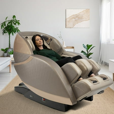 Kyota Kansha™ M878 4D Massage Chair - Gold/Tan