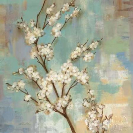 Kyoto Blossoms II Canvas Art - Silvia Vassileva (24 x 24)