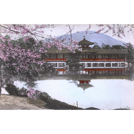 Kyoto Japan - Garden Of Heian Jingu Print By Mary Evans Grenville Collins Postcard Collection