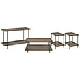 thumbnail image 1 of Alaterre Furniture Kyra Oak and Metal 4 Piece Coffee Table Set, 1 of 22