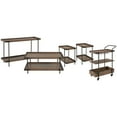 thumbnail image 1 of Kyra 5-Piece Oak Set with a Coffee Table Two Tables Console and Bar Cart, 1 of 10
