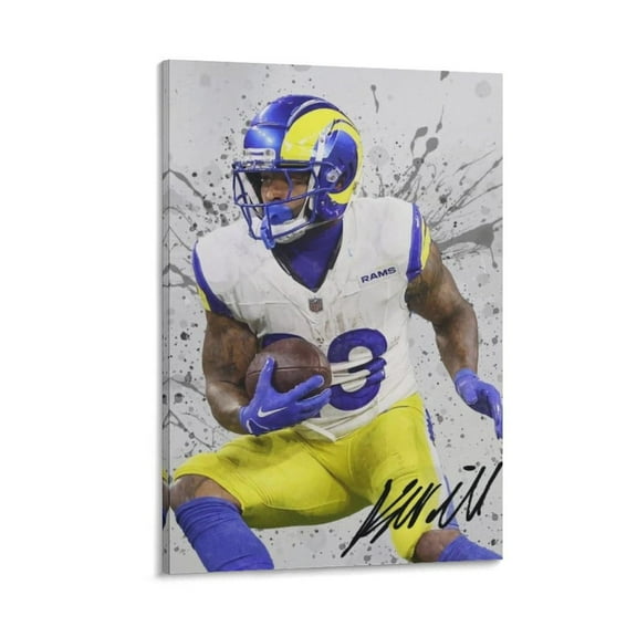 Kyren Williams Canvas Poster Canvas Wall Art Poster Decorative Bedroom Modern Home Print Picture Artworks Posters 12x18inch(30x45cm)