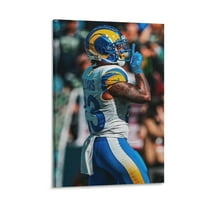 Kyren Williams Canvas Poster Picture Print Wall Art Poster Painting Canvas Posters Artworks Gift Room Aesthetic 24x36inch(60x90cm)