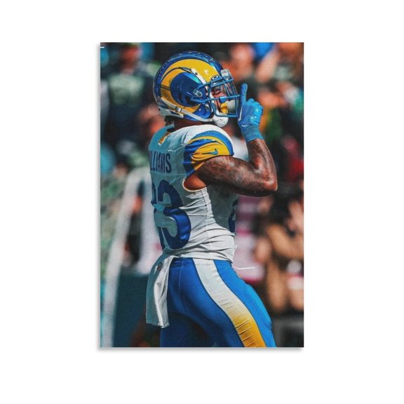 Kyren Williams Canvas Poster Wall Art Poster Gifts Bedroom Prints Home Decor Hanging Picture Canvas Painting Posters 12x18inch(30x45cm)