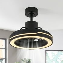 Kyrid 19’’ Dimmable Ceiling Fan With Led Lights And Remote Control