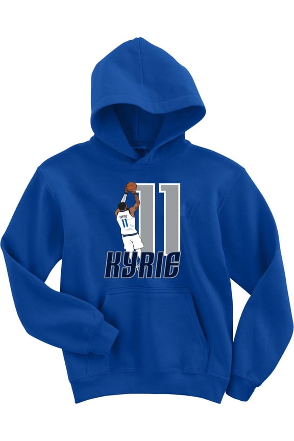 Kyrie Irving 11 Dallas Logo Hooded Sweatshirt Hoodie