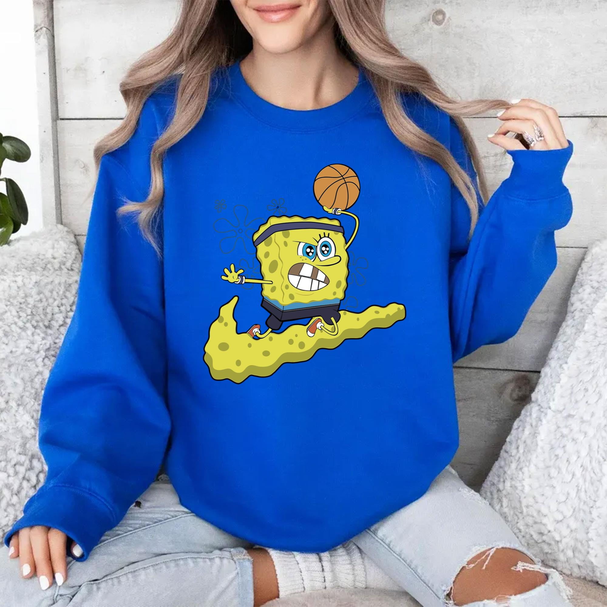 Kyrie Irving Basketball SpongeBob Basketball T Shirt Tee Men Size S to 5XL Walmart