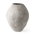 thumbnail image 1 of Kyros Natural Wash 28" Earthy Ceramic Oval Vase, 1 of 5