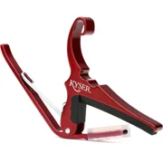 Kyser Quick Change 6-String Capo - Lipstick Red