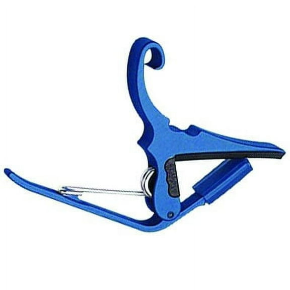 Kyser Quick Change Capo Easy One Handed Operation, Blue
