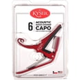 thumbnail image 1 of Kyser Quick Change Capo Easy One-Handed Operation, Fits Any Fret, Red, 1 of 8
