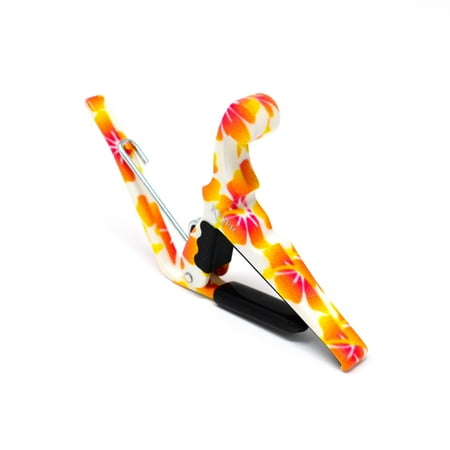 Kyser Ukulele Quick-Change Capo, Pastel Hibiscus