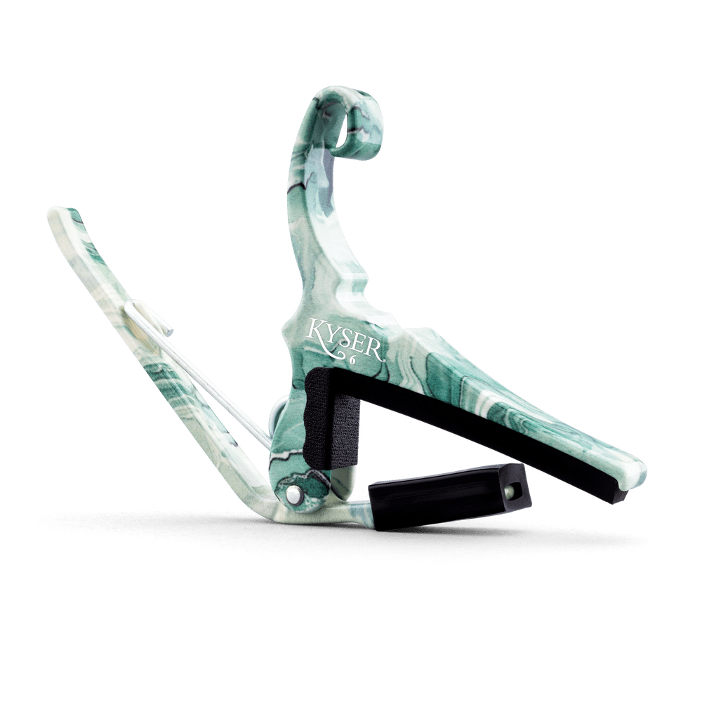 Kyser x Gopherwood Quick-Change Acoustic Guitar Capo Celadon