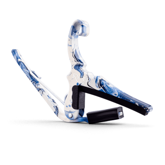 Kyser x Gopherwood Quick-Change Acoustic Guitar Capo White Porcelain