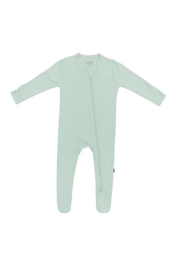 Zippered Footie in Sage