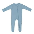 thumbnail image 1 of Kyte Baby Zippered Footie in Slate, 1 of 8