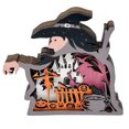 Kyursd All Halloween Decoration Clearance!Wooden Halloween Witch