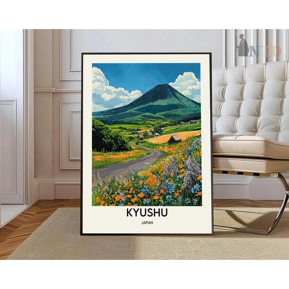 Kyushu Okinawa Japan Landscape Wall Art Travel Decor Print Unframed Paper Print