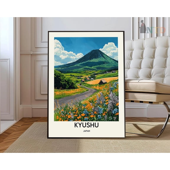 Kyushu Okinawa Japan Landscape Wall Art Travel Decor Print Unframed Paper Print