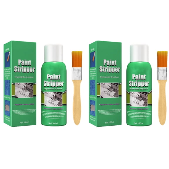 Kyusrd 100Ml Paint Stripper With Brush, Car Wheel Cleaning Paint Remover Gel