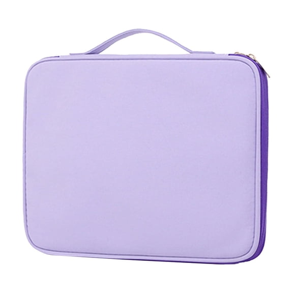 Kyusrd 14 Inch Multi-Layer Tablet Sleeve Bag,Compact Electronics Organizer Pouch Business Travel Case