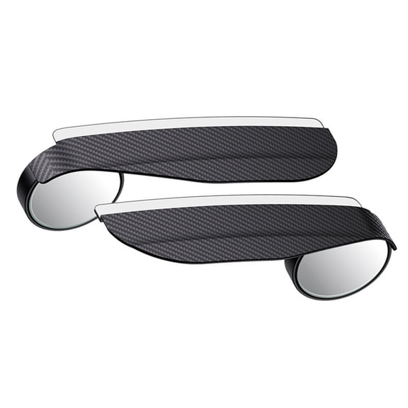 Kyusrd 2-Piece Blind Spots Rearview Mirror Set for External Accessories Side Rain Shield With Rearview Mirror Universal Sedan SUV and Truck Rain Shield Small Mirror,