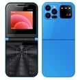 thumbnail image 1 of Kyusrd 2025 Mini Flip Mobile Phone 2 SIM Card Small Display Foldable Cell Phone Unlocked Flip Phone 2G Flip Cell Phone for Seniors, 1 of 6