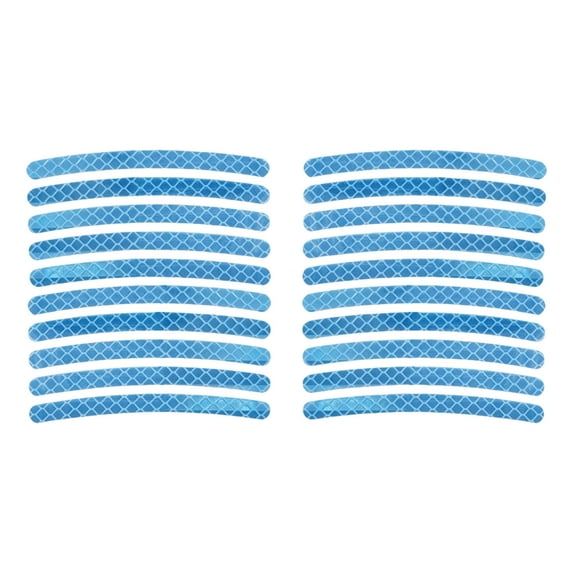 Kyusrd 40pcs Car Wheel Reflective Stickers Stripe Rim Reflective Decals Night Decoration Reflective Strips for Cars Trucks