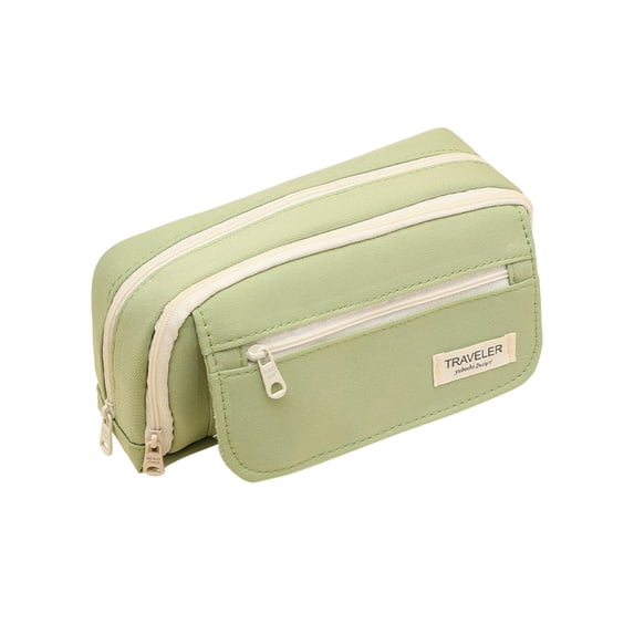 Kyusrd 5-Layer Super Large Capacity Pencil Case,Multi-Section Zipper Pouch with Layered Storage,Versatile Organizer for Office Craft Supplies