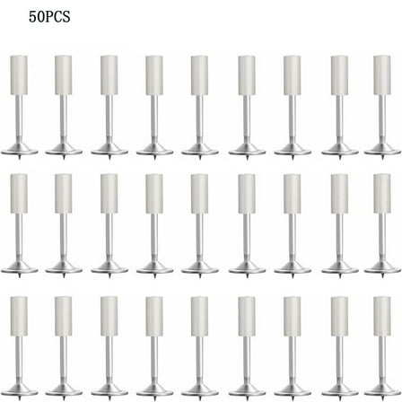 Kyusrd 50pcs Round Nails for Manual Nail Reinforced Concrete Wall Trough Fastening Steel Nail Decoration