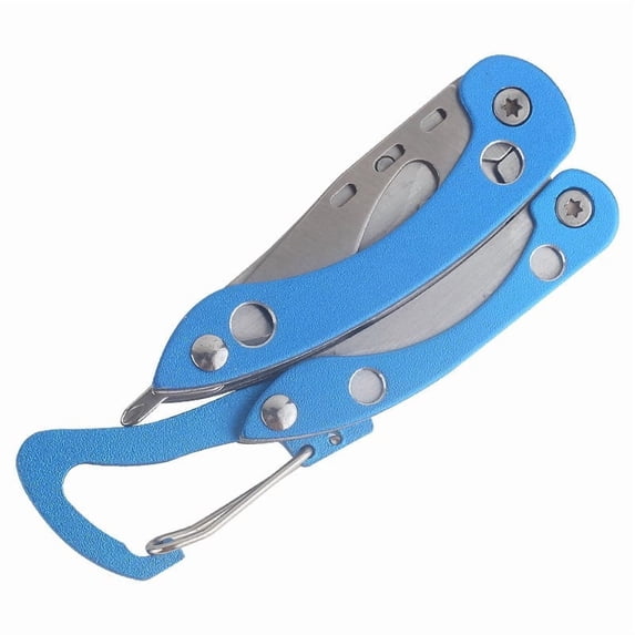 Kyusrd 8-in-1 Multifunctional Pocket Knife Pliers Tool,Stainless Steel Compact Camping Multitool with Screwdriver Bottle Opener,Portable Outdoor Tool for Hiking DIY & Everyday Carry
